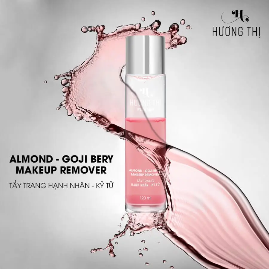 NƯỚC TẨY TRANG HẠNH NHÂN, KỶ TỬ – Almond-Goji Berry Makeup Remover